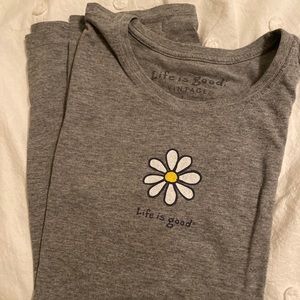 VINTAGE Life Is Good Daisy T-shirt